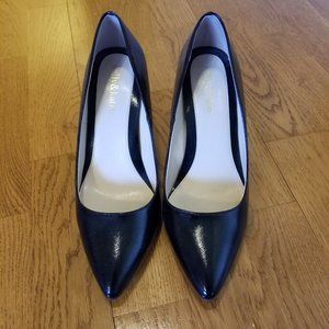 Kelly & Katie Black stiletto textured heel. S 7.5